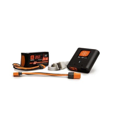Spektrum Smart G2 Powerstage Air Bundle 3S 850mAh LiPo / S120 Lader #SPMXPSA100