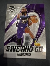 LEBRON JAMES 2023-24 Panini Mosaic Give And Go insert #3 LA Lakers FREE SHIPPING