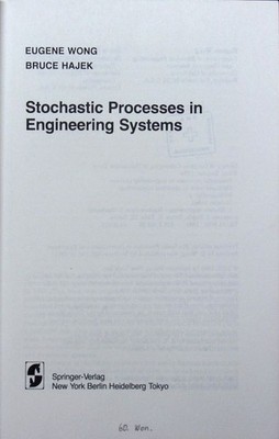 Stochastic processes in engineering systems (formerly: Stochastic proces 2508913