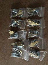 Lot of 10 Brand New security alarm panel locks and E002 keys
