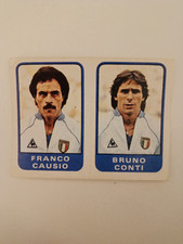 1982-83 Panini Footballers Franco CAUSIO - Bruno CONTI #313 SOLD OUT FIGURINE