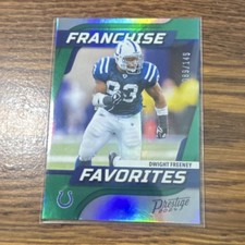 2024 Panini Prestige Franchise Favorites Dwight Freeney #4 Xtra Points Green /1…