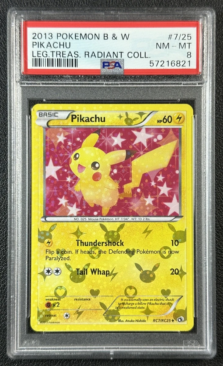 Pikachu Pokémon TCG Legendary Treasures Individual Collectible