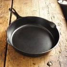 Vintage GRISWOLD Cast Iron SKILLET Frying Pan # 7 SMALL BLOCK LOGO - Ironspoon