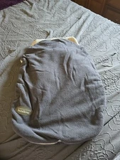 J J Cole Collections BundleMe Infant Warm Cover Navy Fleece & Sherpa Lined