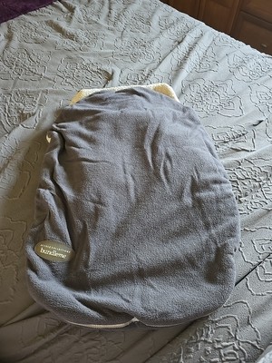 J J Cole Collections BundleMe Infant Warm Cover Navy Fleece & Sherpa Lined