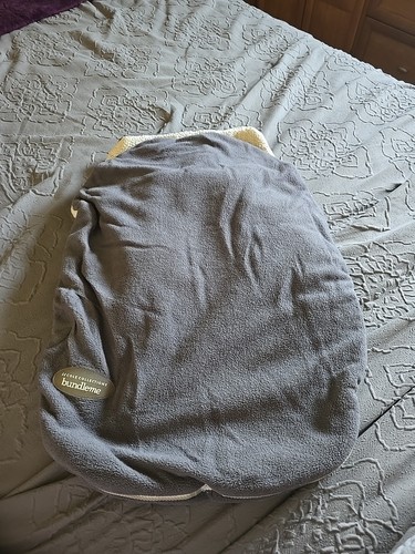 J J Cole Collections BundleMe Infant Warm Cover Navy Fleece & Sherpa Lined