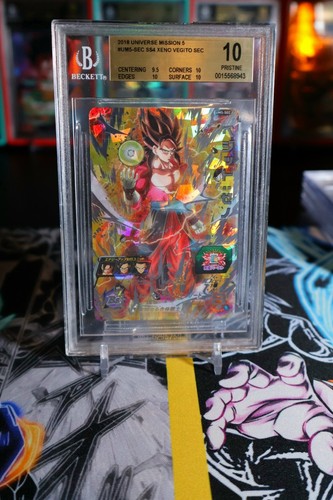 2018 Universe Mission 5 #UM5SEC SS4 Xeno Vegito SEC BGS 10