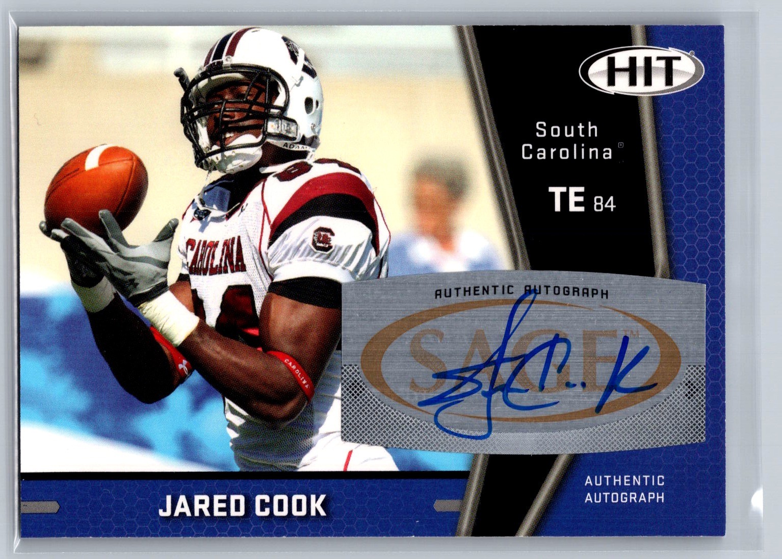 Jared Cook SA-GE Hit Autographs #A84 Base