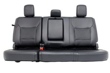 2021 - 2026 Ford F150 Super Duty Rear Seats Crew Cab Black Leather Lariat Brown 2021 - 2026 Ford F150 Super Duty Rear Seats Crew Cab Black Leather Lariat Brown