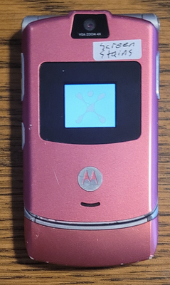 Motorola RAZR V3 - Pink ( Cingular / Unlocked ) Very Rare GSM Flip