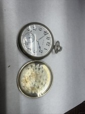 Vintage 1913 Elgin Grade 293 Model 7 Size 16s Pocket Watch RUNS GOOD
