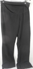 Med Couture Plus One Maternity Women  s Small S Petite Black Scrub Pants 8727