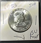 1953 BU Franklin Half Dollar From BU Uncirculated Free Shiping