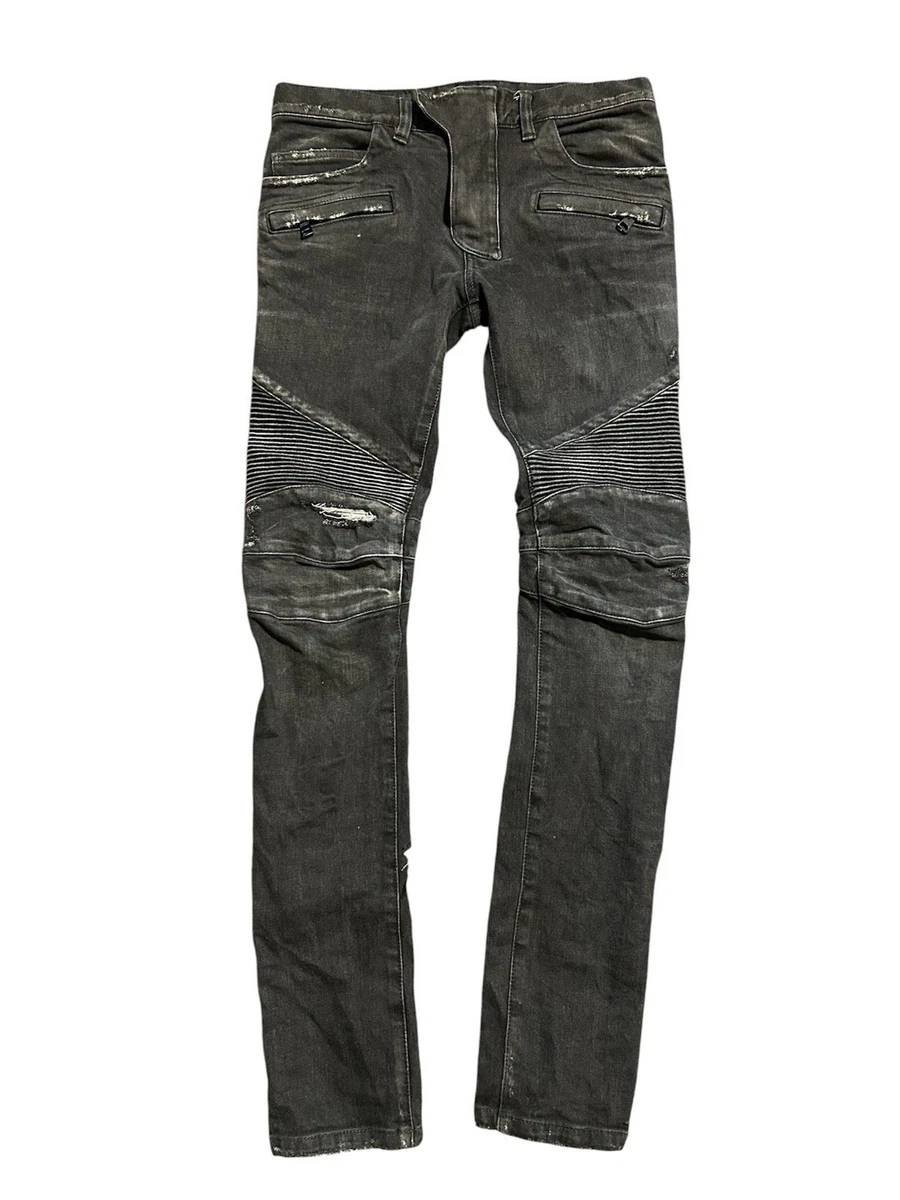 Balmain Regular Size 28 Biker Jeans for Men for sale | eBay