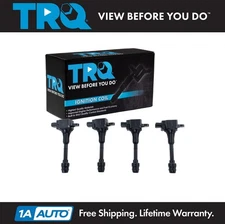 TRQ Ignition Spark Coil Kit Set of 4 for Nissan Altima Sentra L4 2.5L