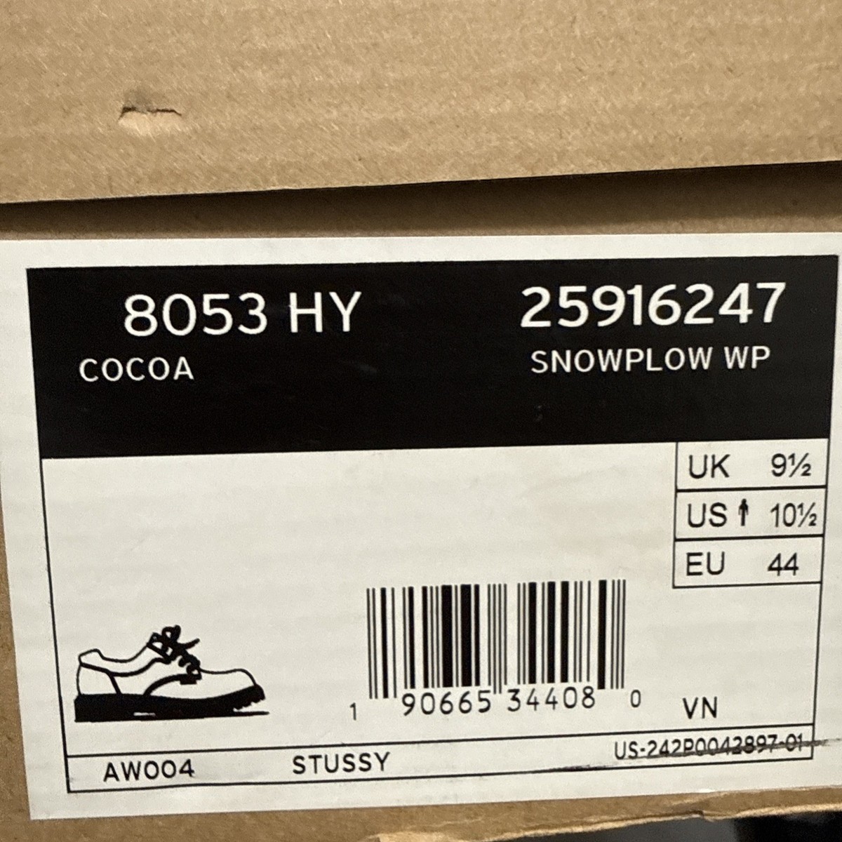 Stussy x Dr Martens 8053 HY Boots Cocoa Men