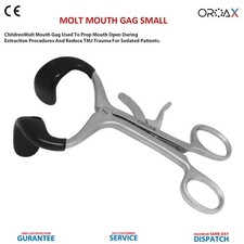 Adult Molt Gag Mouth Opener Dental Cheek Retractor Stainless Steel Surgical
