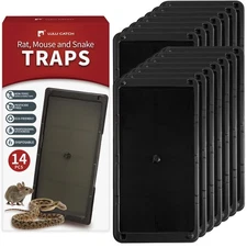 Mouse Traps 14 Pack, Heavy Duty Mouse Traps Indoor for Home, Rat Trap for Mic...
