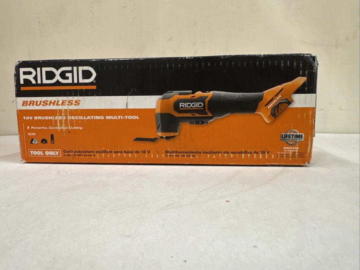 RIDGID R862105B 18V Oscillating Multi-Tool with Tool-Free Head