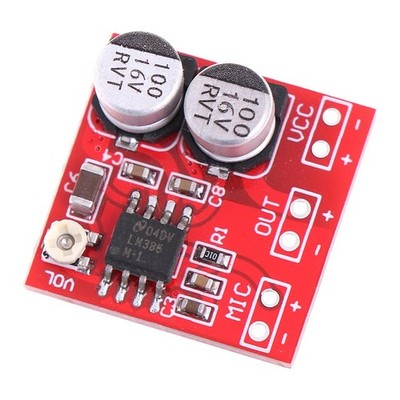 LM386 Mikrofon Verstärker Modul DC 4-12V Arduino Raspberry Pi DIY Elektronik