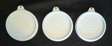 Tupperware #733 Soft Teal color “H” Replacement Lids Lot of 3 Made in USA