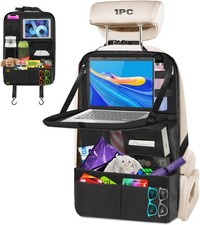 Car Organizer with Table Tray, 12 Pockets Storage Organizer with 1 Pack