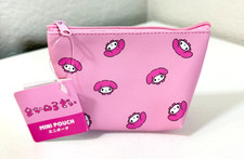 NEW Sanrio My Melody Mini Pouch Retro Pink Zip Case Hello Kitty Universe Japan