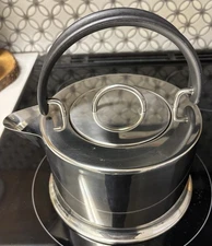 Bodum Italy Water Tea Kettle Stove Top C. Jorgensen Stainless 18/10 Osiris INOX