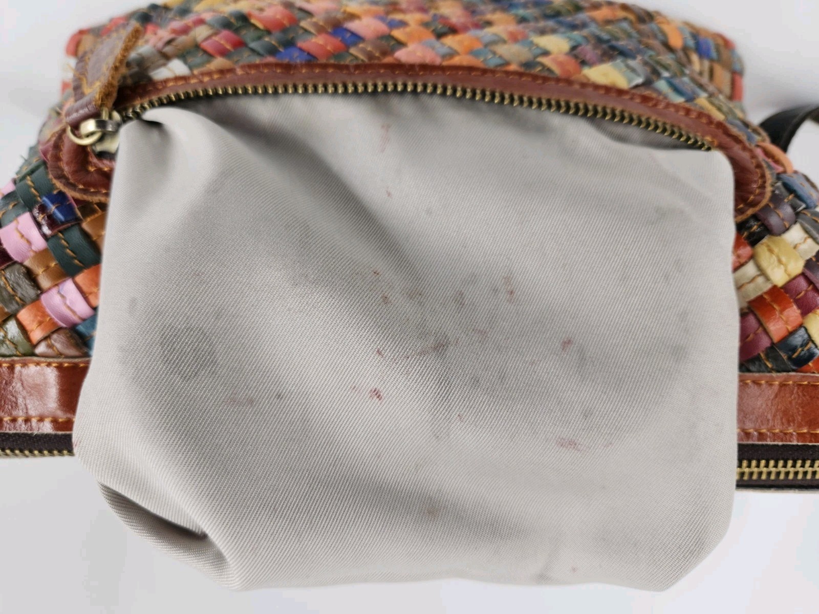 Ameri Leather Purse Slim Woven Shoulder/Crossbody… - image 13