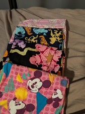 Girls LulaRoe Disney Leggings Rare OOP Mickey Mouse Boogie Cheshire Genie X4
