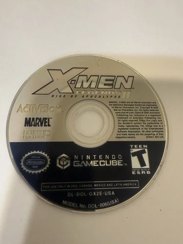 X Men Legends 2 Rise Of Apocalypse Gamecube (Disc Only)