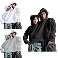 Unisex Tops Funny Hoodies Christmas Sweatshirt Two-person Matching Halloween