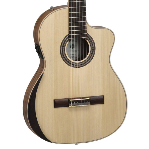 Manuel Rodriguez Ecologia Samba Flat A/E Guitar - Spruce Walnut - Open Box