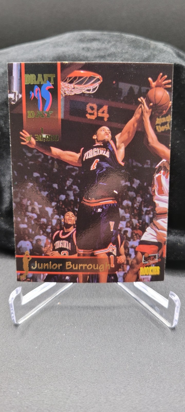 1995 Signature Rookies Draft Day - Junior Burrough #15 (RC)