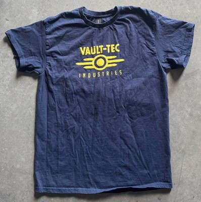 Fallout 3 Fallout New Vegas Vault Tech Industries Blue Shirt M FREE SHIPPING