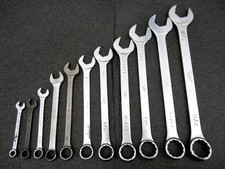Vintage Mac Tools 11pc Sae Combination Wrench Set Cw Made In Usa 