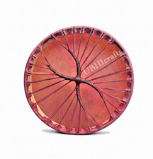 Shamanic Red Colour Drum 16 Inch Handmade Spiritual Healing Ritual Drum