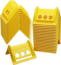 20 Pack Edge Corner Protector for Flatbed Cargo Load-4'' x 6'' Yellow Edge