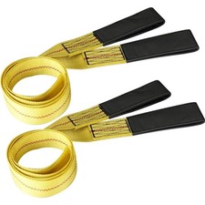 Hebeband Hebeschlinge 1,8m 5cm Tragkraft 3T Polyester Gelb Kettenzug