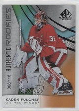 2019 SP Game Used Authentic Rookies Orange Rainbow 8/118 Kaden Fulcher #165 0g27