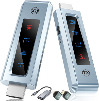 Wireless HDMI Transmitter and Receiver, HD Extender Plug & Play Portable 2.4G/5G