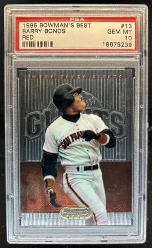 1995 Bowman's Best Barry Bonds #13 Giants PSA 10 GEM MINT
