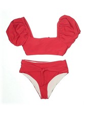 Unbranded Women Red Two Piece Swimsuit M