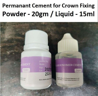 #ad Dental Glass Ionomer Cement for Fixing of Crown amp; Bridges PL Set Without Box $12.69