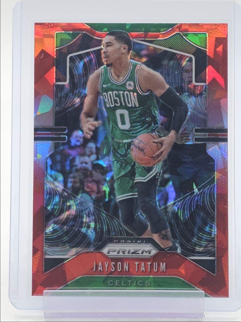 JAYSON TATUM 2019-20 PANINI PRIZM RED CRACKED ICE BOSTON CELTICS A Q0757