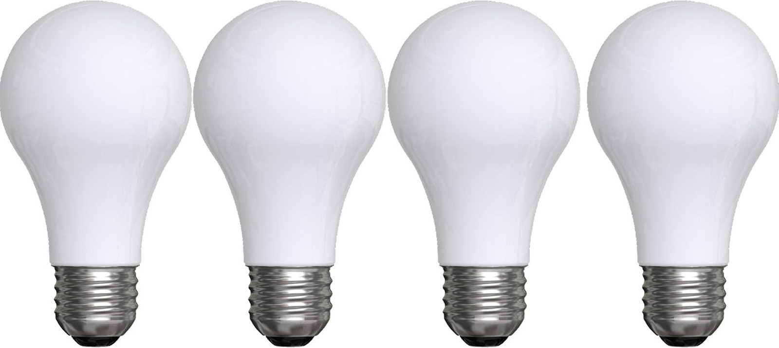 LED Light Bulbs, 60 Watt, Daylight, A19 (4 Pack)