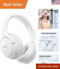 Over Ear Bluetooth Headphones with 65H Playtime  Built-In Mic - Travel Friendly