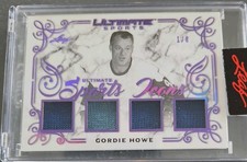 2021 Leaf Ultimate Sports - Ultimate Sports Icons Gordie Howe #USI-08 Purple 1/8