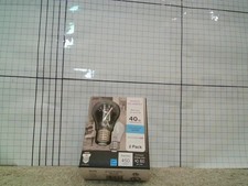 GE White Filament LED Light Bulbs, 40W Replacement, Dimmable, 450 Lumens 2 P...